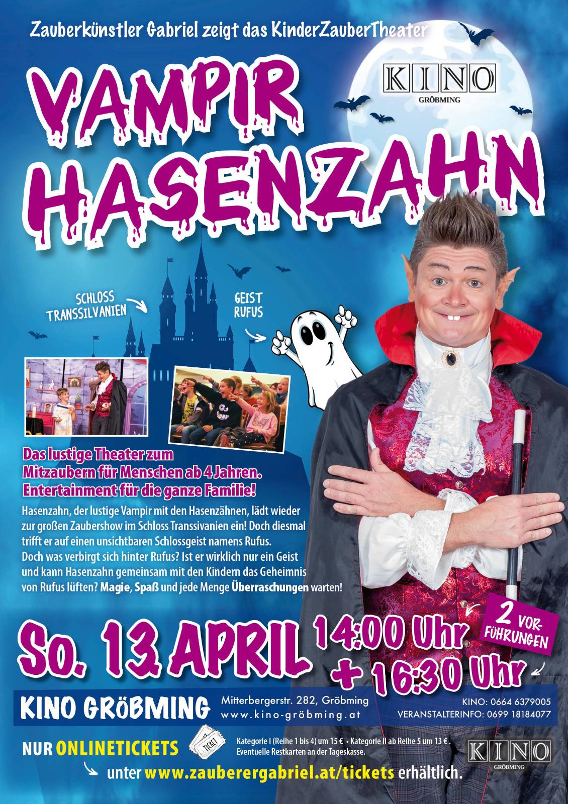 Kinder Zauber Theater - AUSVERKAUFT – Kino Gröbming