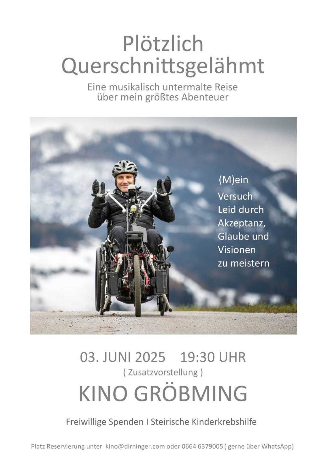 Plötzlich Querschnittsgelähmt - Ausverkauft – Kino Gröbming