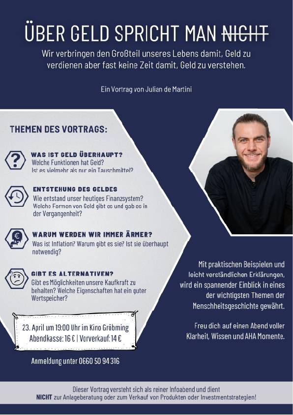 Über Geld spricht man (nicht) – Kino Gröbming